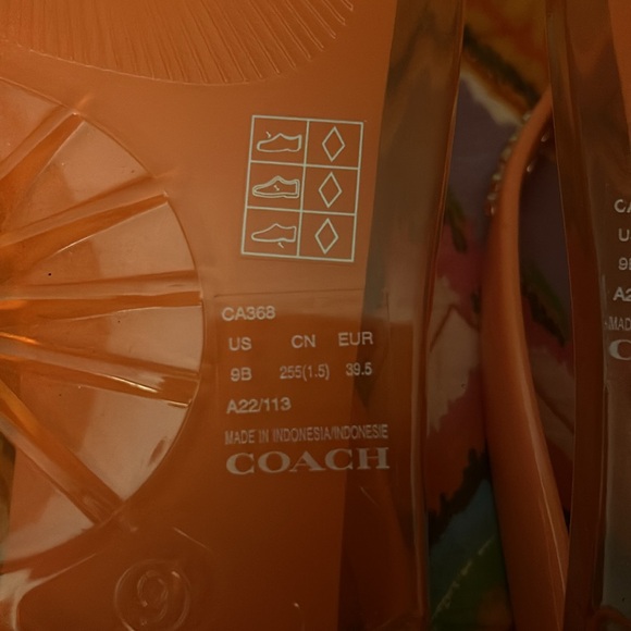 Pink Coach Sandals Brand new never worn - Picture 3 of 6